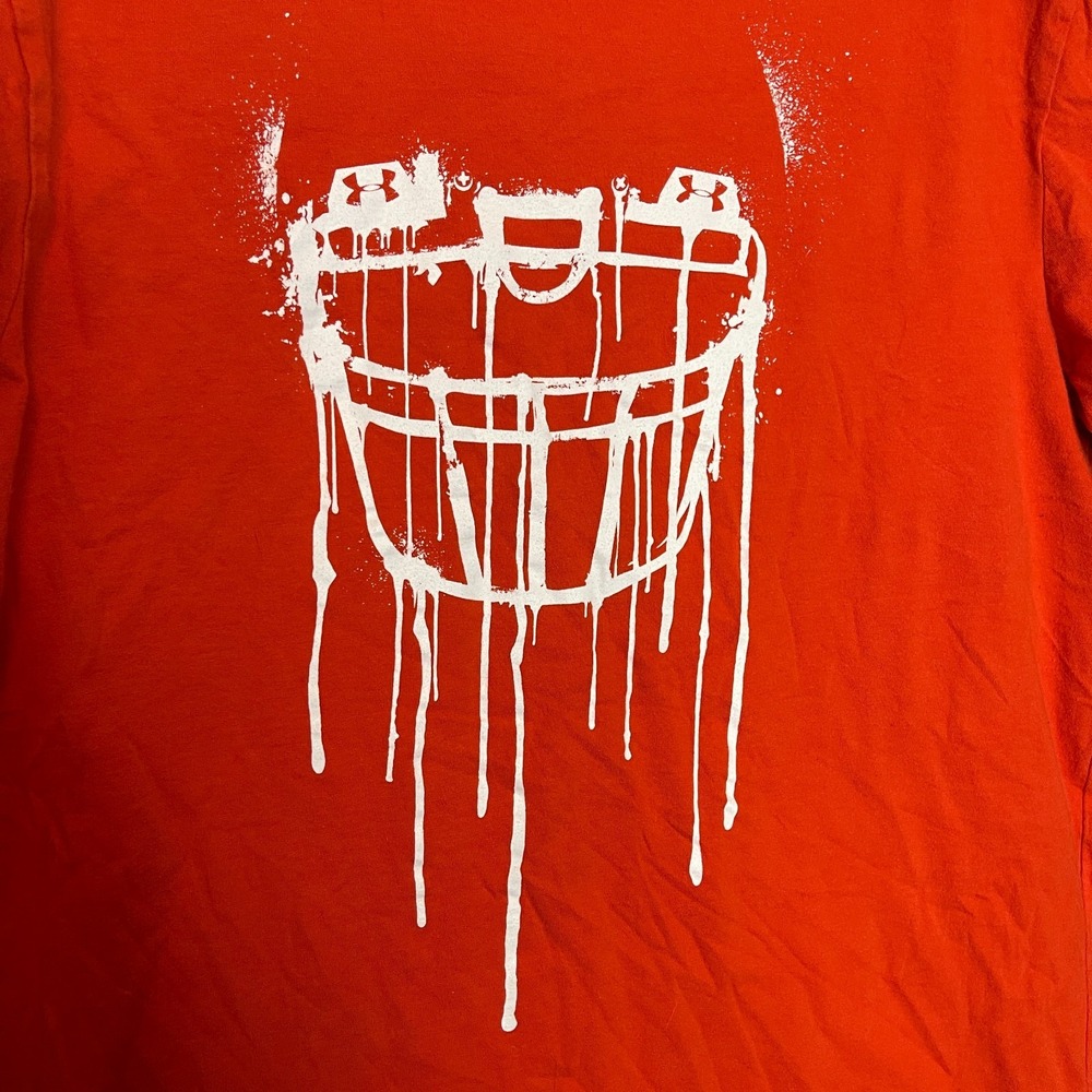 UA Under Armour Men Heatgear Charged Basketball Hoops Drippy Crew Neck T Shirt S